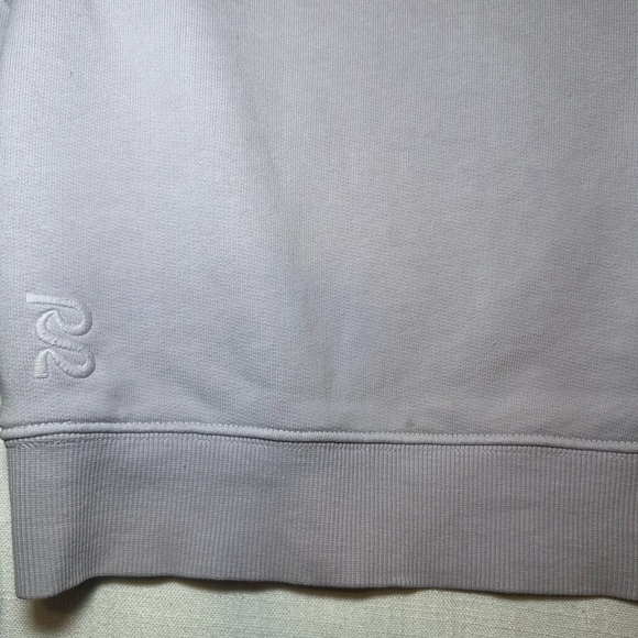 Bandit Cotton Fleece Cropped Crewneck in Light Thistle - Picture 14 of 15